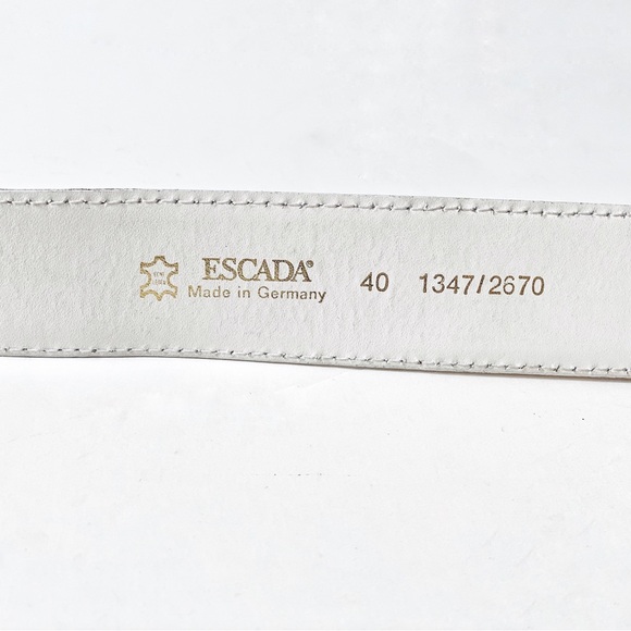 Escada Pink Leather Belt - Picture 6 of 11